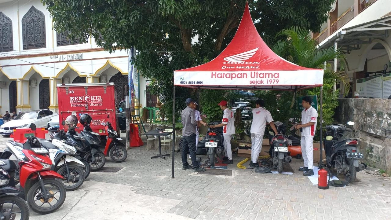 Layanan service keliling Honda Motor Balikpapan Harapan Utama